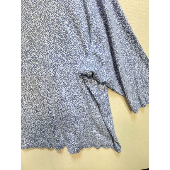 Croft & Barrow Women's Boat Neck T-Shirt Oeko-Tex Standard 100 Size 2X Geo Blue - Picture 12 of 12